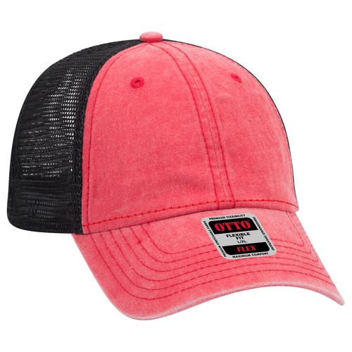 OTTO CAP "OTTO FLEX" 6 Panel Low Profile Mesh Back Trucker Hat