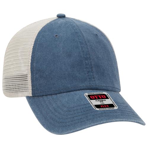 OTTO CAP "OTTO FLEX" 6 Panel Low Profile Mesh Back Trucker Hat