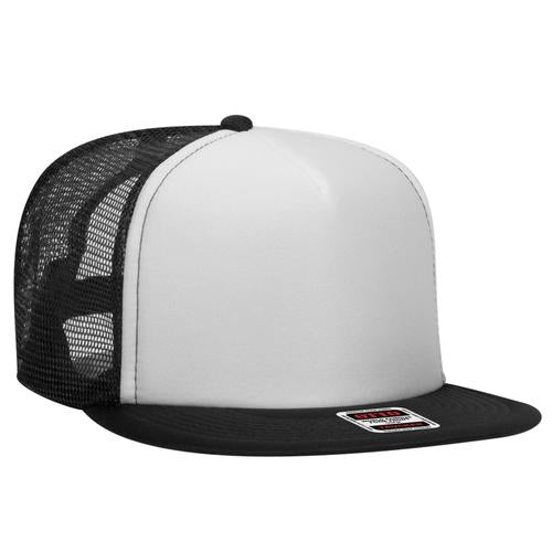 OTTO CAP "OTTO SNAP" 5 Panel High Crown Mesh Back Trucker Snapback Hat