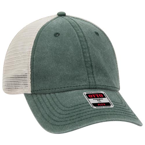 OTTO CAP "OTTO FLEX" 6 Panel Low Profile Mesh Back Trucker Hat
