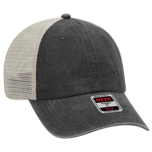 OTTO CAP "OTTO FLEX" 6 Panel Low Profile Mesh Back Trucker Hat