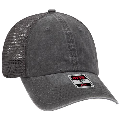 OTTO CAP "OTTO FLEX" 6 Panel Low Profile Mesh Back Trucker Hat