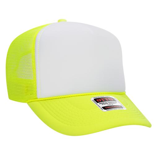 OTTO CAP 5 Panel High Crown Mesh Back Trucker Hat
