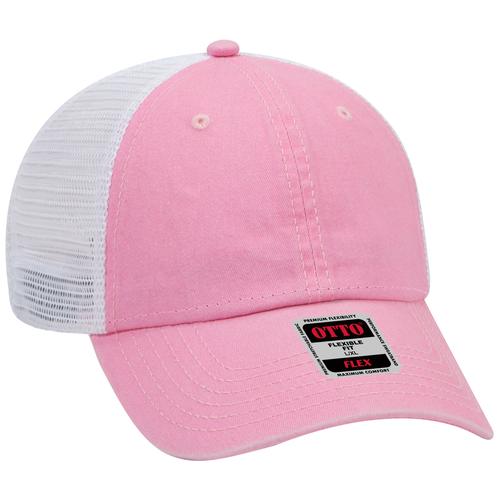 OTTO CAP "OTTO FLEX" 6 Panel Low Profile Mesh Back Trucker Hat