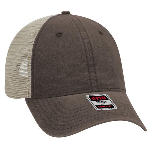 OTTO CAP "OTTO COMFY FIT" 6 Panel Low Profile Mesh Back Trucker Hat