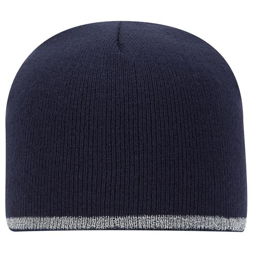 OTTO CAP 9" Classic Knit Beanie w/ Reflective Stripe