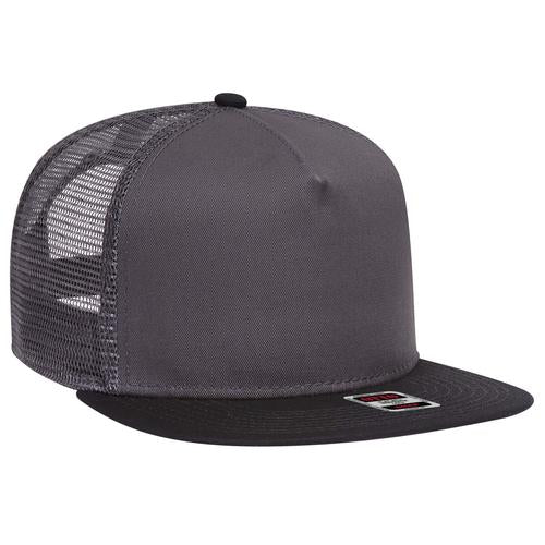 OTTO CAP "OTTO SNAP" 5 Panel Mid Profile Mesh Back Trucker Snapback Hat