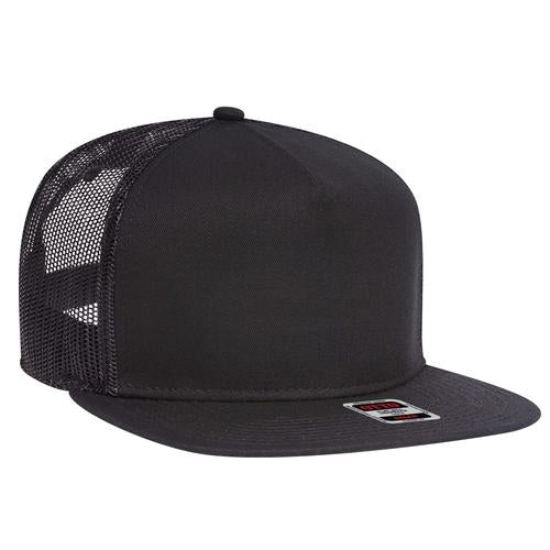 OTTO CAP "OTTO SNAP" 5 Panel Mid Profile Mesh Back Trucker Snapback Hat