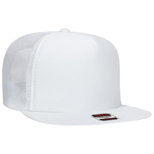 OTTO CAP "OTTO SNAP" 5 Panel High Crown Mesh Back Trucker Snapback Hat