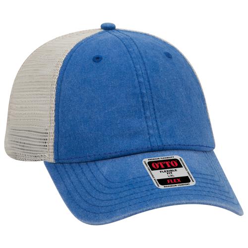 OTTO CAP "OTTO FLEX" 6 Panel Low Profile Mesh Back Trucker Hat